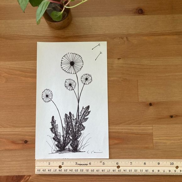 New Original Signed Artwork Ink on Paper - Picture 3 of 4